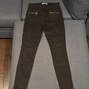 7 For All Mankind Black Skinny Jeans